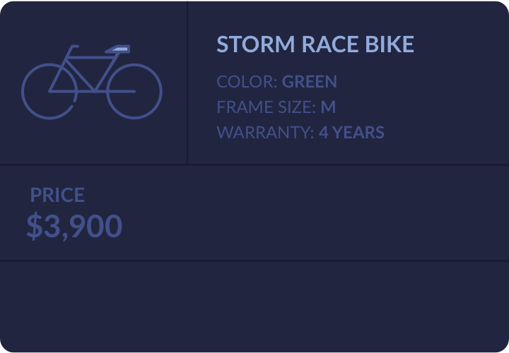 Widget card